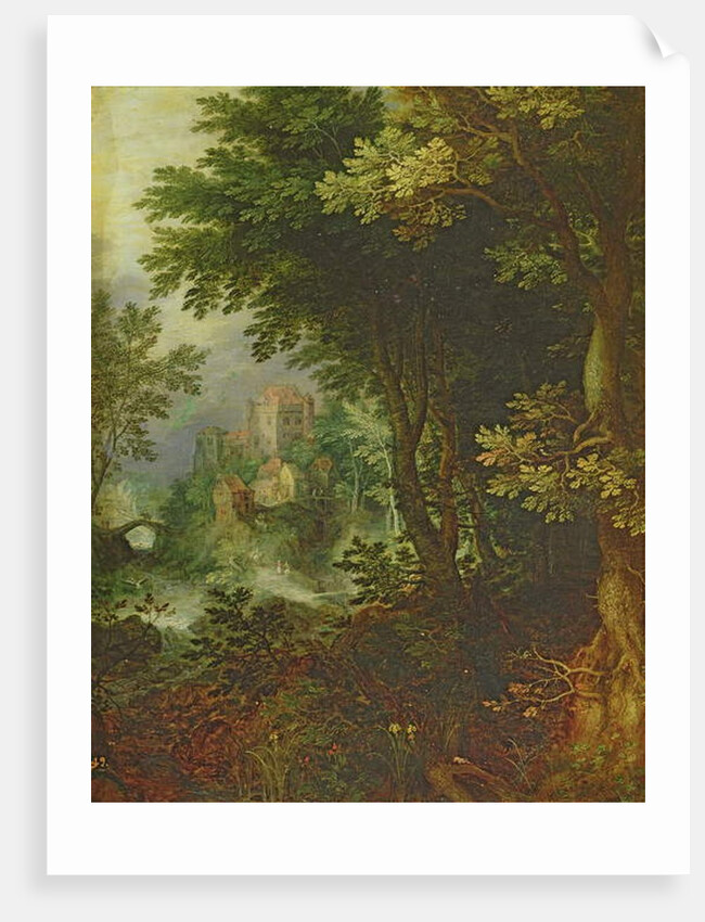 Landscape by Gillis van III Coninxloo