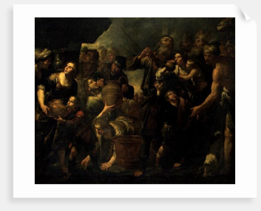 Moses Drawing Water from the Rock by Gioacchino Assereto