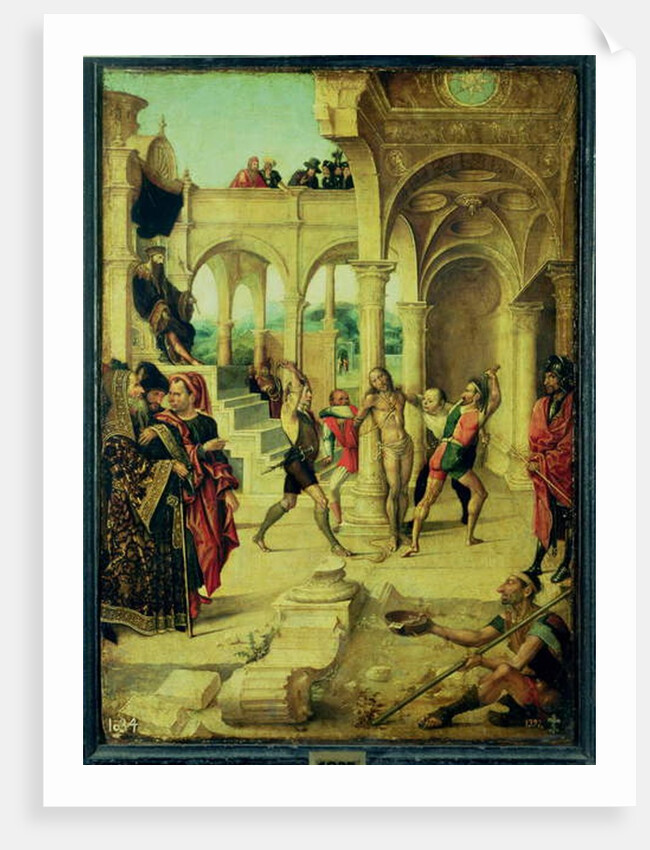 The Flagellation of Christ by Alejo Fernandez
