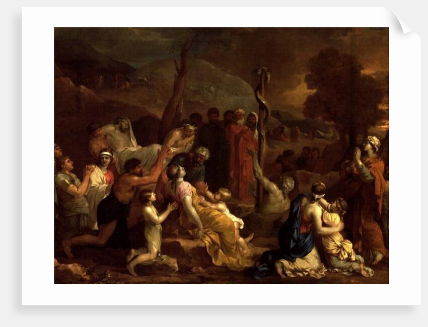 Moses and the Brazen Serpent, c.1653-54 by Sebastien Bourdon