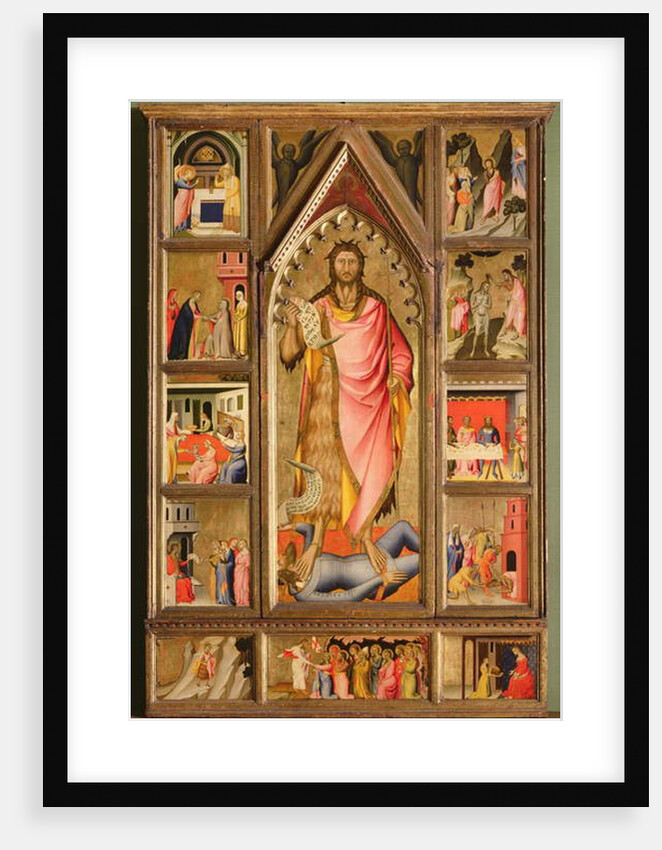St. John the Baptist and scenes from his life by Giovanni di Niccolo del Biondo