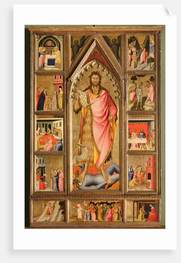 St. John the Baptist and scenes from his life by Giovanni di Niccolo del Biondo