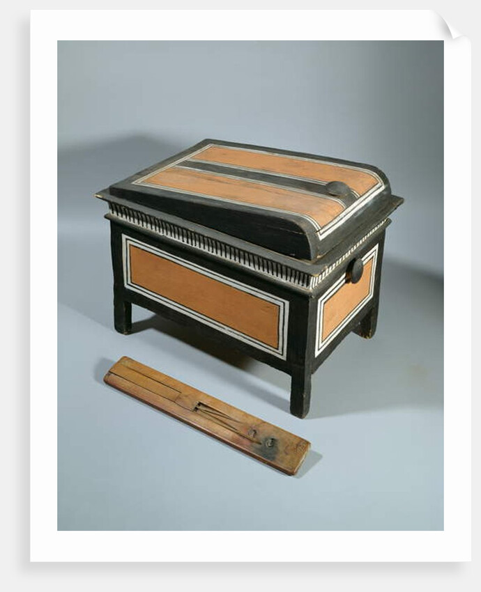 Scribe's chest by New Kingdom Egyptian