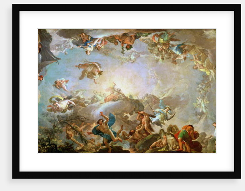 The Fall of the Giants besieging Olympus, 1764 by Francisco Bayeu y Subias
