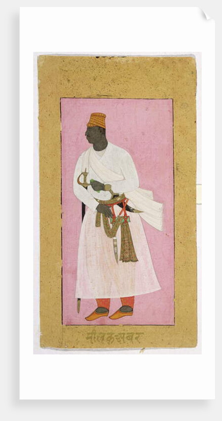 Portrait of Malik Ambar by Deccani School
