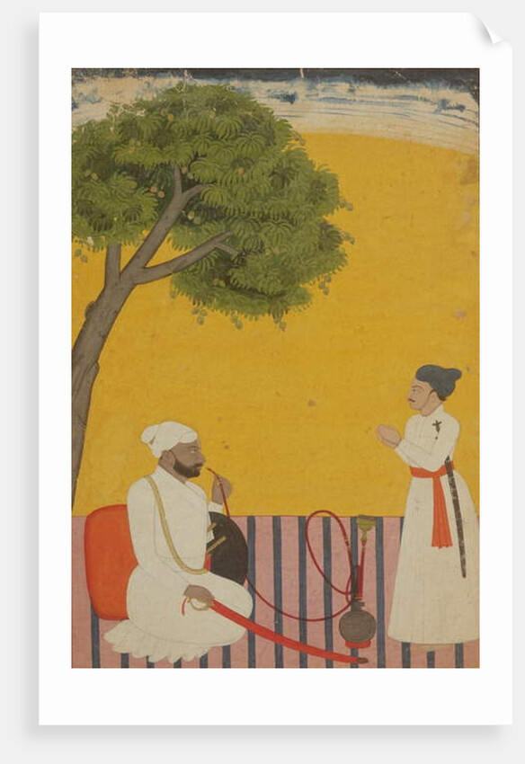 Portrait of a Prince, Jammu, Kashmir, 1760 by School Pahari
