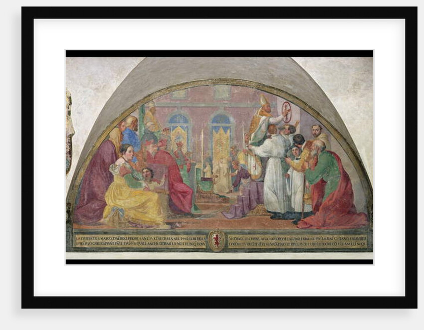 Pope Eugene IV Consecrating the convent of San Marco in 1442 by Alessandro Tiarini