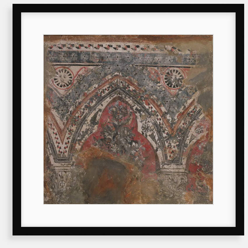 Fragment from a mural by School Italian