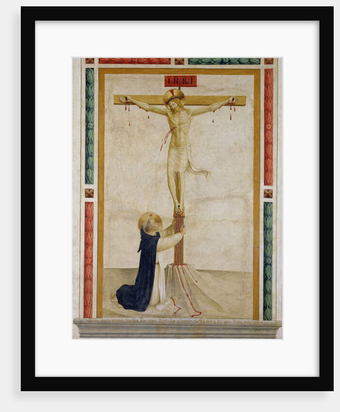 Crucifixion with St. Dominic by Fra (c.1387-1455) Angelico