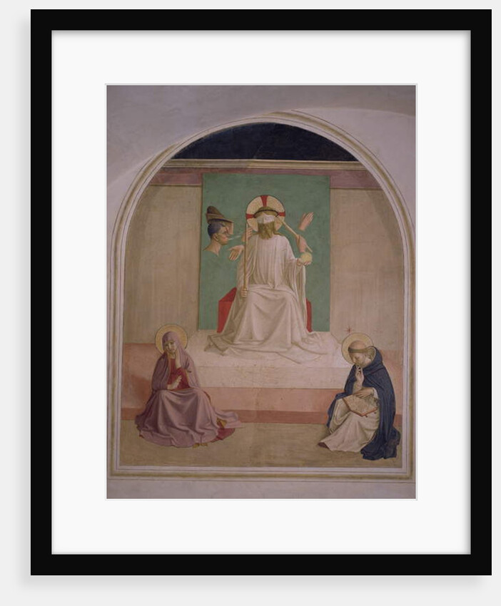 The Mocking of Christ with the Virgin and St. Dominic, 1442 by Fra Angelico