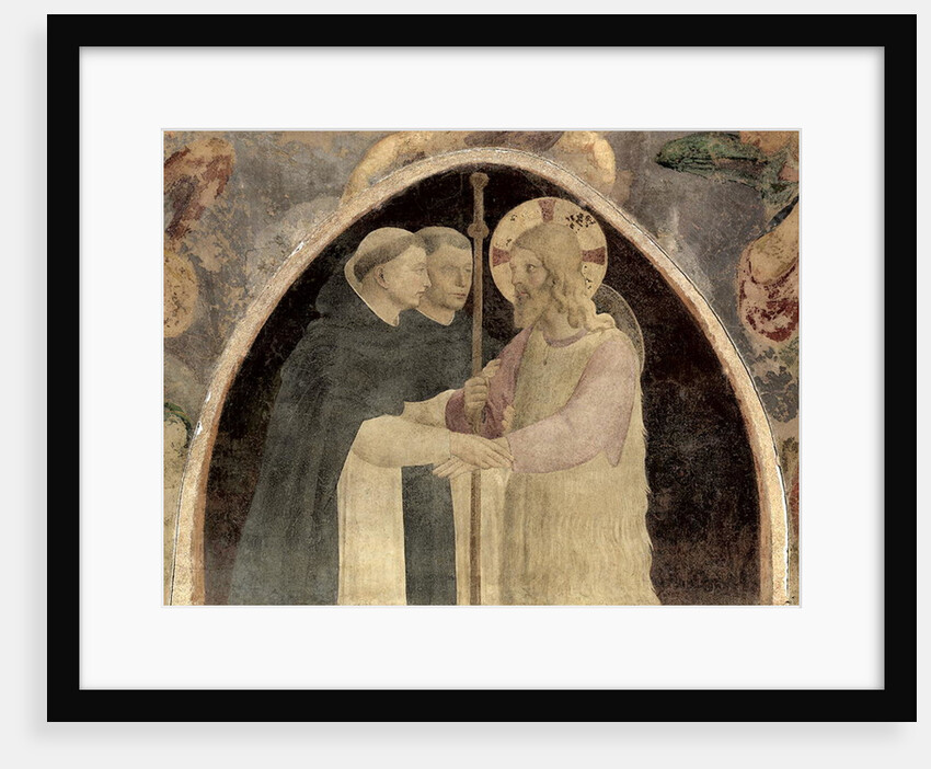 Christ Welcomes Two Dominican Friars by Fra Angelico