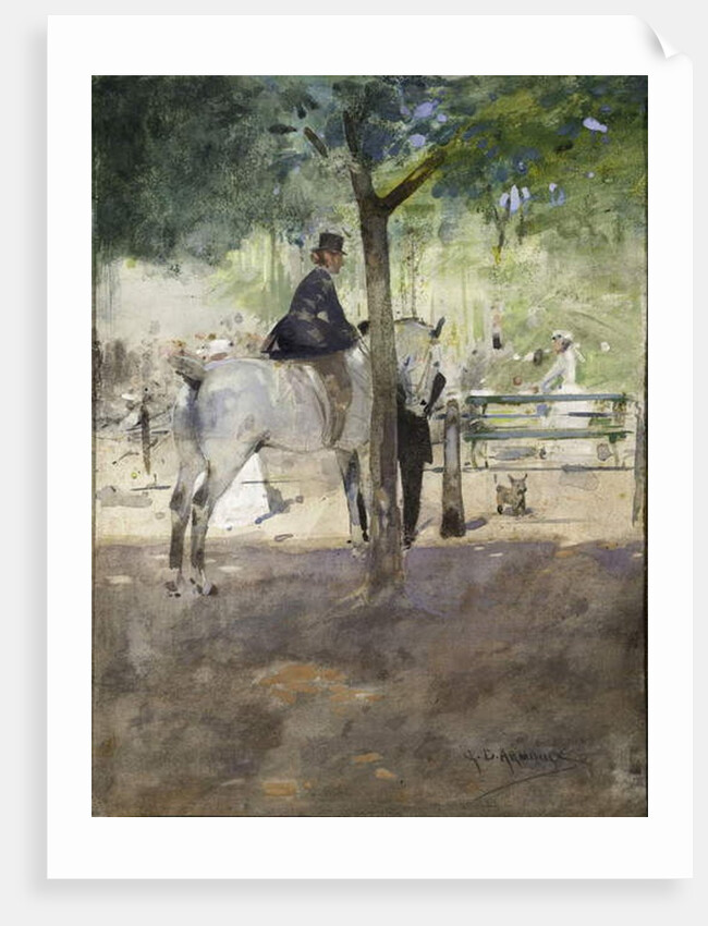 In the Row, c.1890 by George Denholm Armour