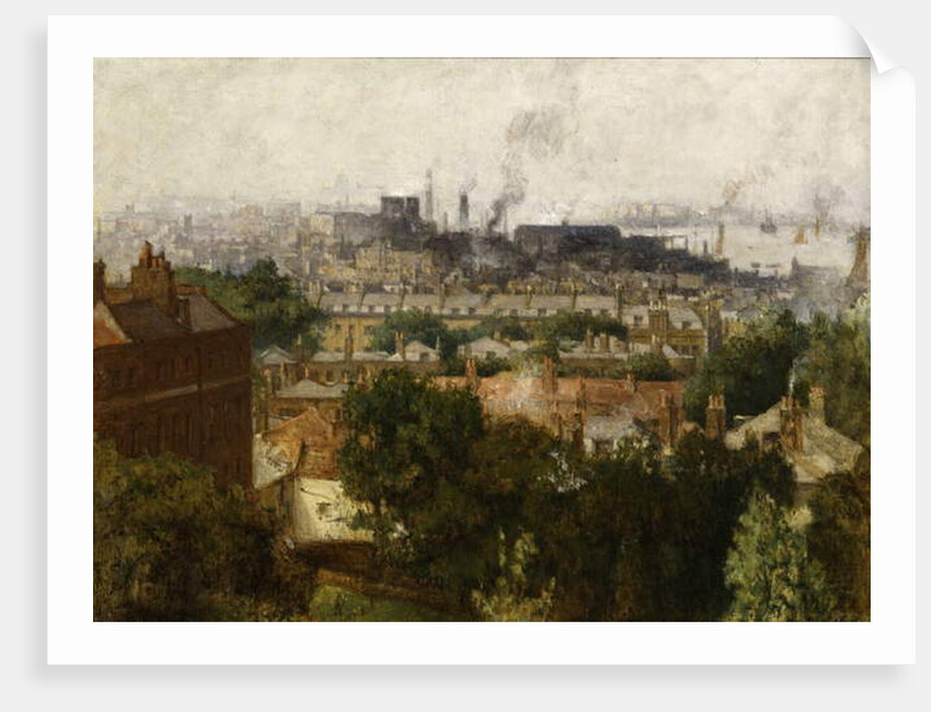 London and the Thames from Greenwich, c.1890 by John Auld