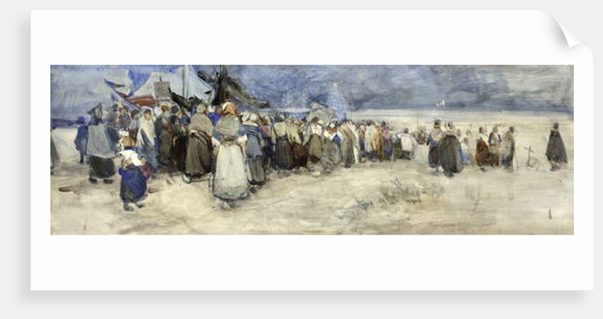 The Beach, Berck-sur-Mer, c.1900 by Patty Townsend Johnson