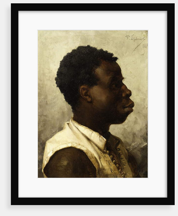 Portrait of a Young African, 1883 by Theophile Marie Francois Lybaert