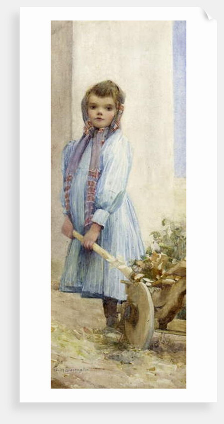 An Italian Peasant Girl, c.1900 by Ada M. Shrimpton