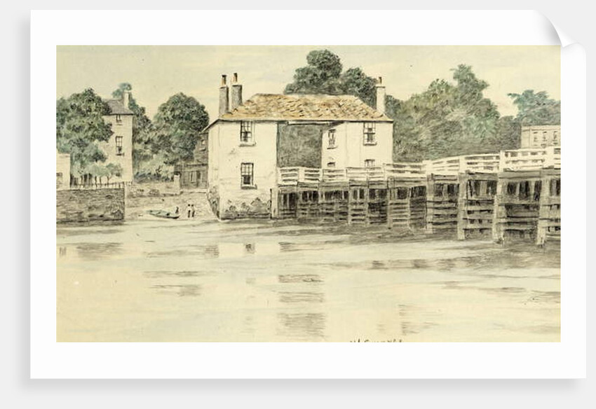 Putney Bridge, c.1890 by Walter Greaves