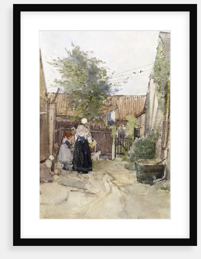 A Back Garden, Berck sur Mer, 1904 by Patty Townsend Johnson