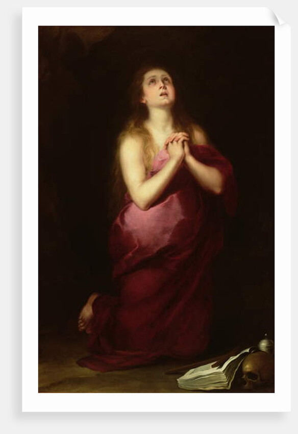 Mary Magdalene, 1650-55 by Bartolome Esteban Murillo