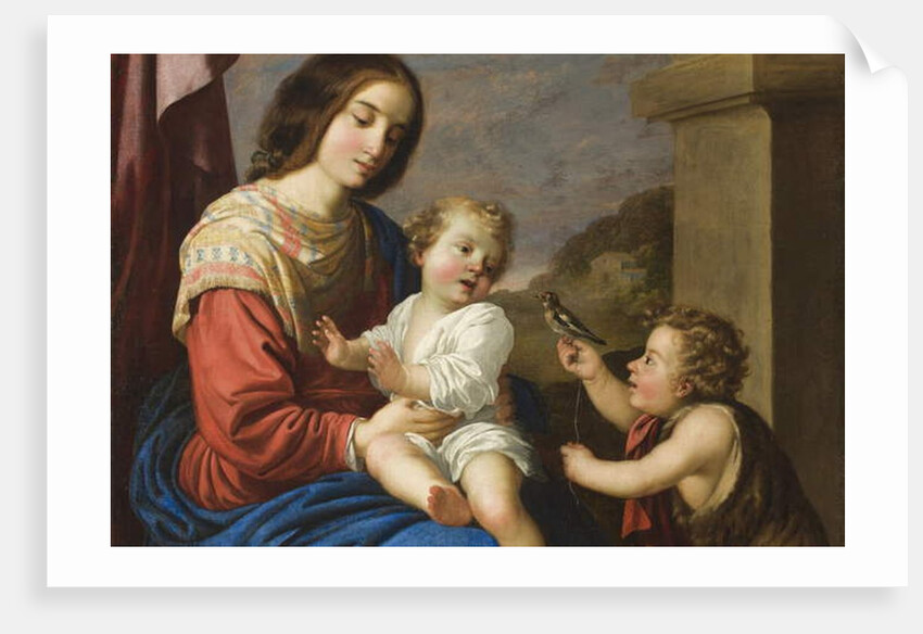 Madonna and Child with the Infant Saint John, 1658 by Francisco de Zurbaran