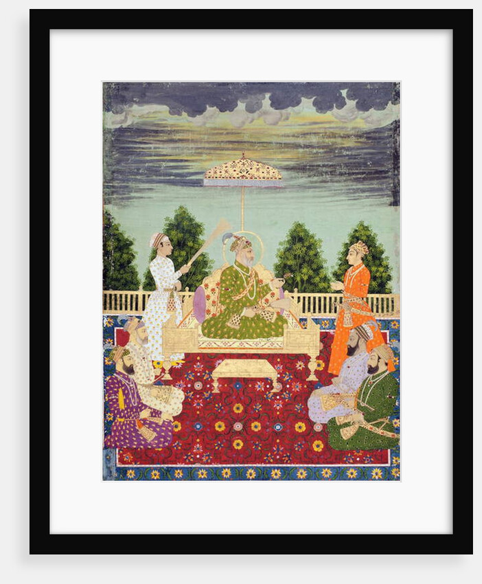 Bahadur Shah with his four sons and a grandson, c.1710 by Indian School