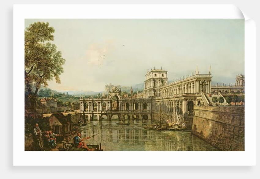 Architectural Capriccio, c.1765 by Bernardo Bellotto