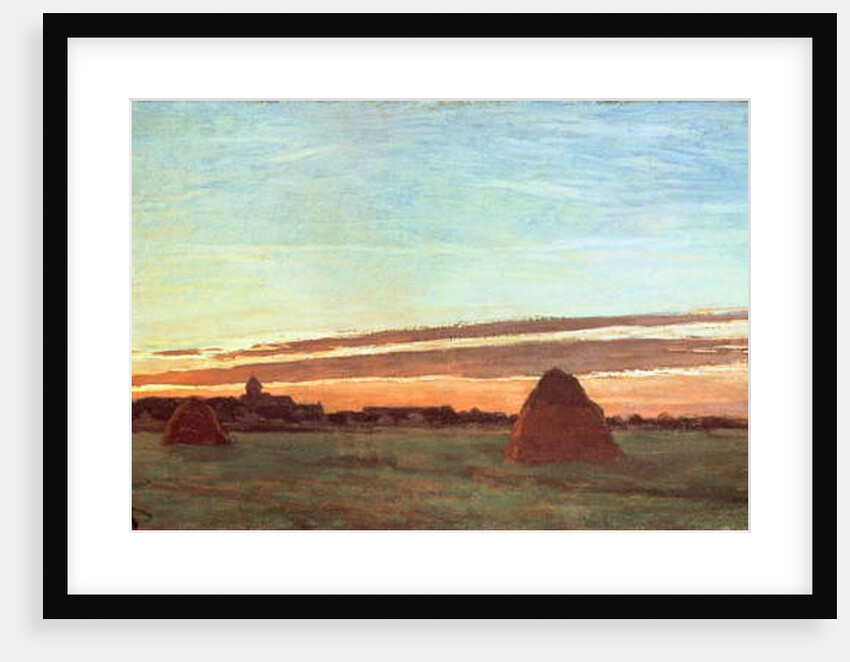 Haystacks at Chailly, 1865 by Claude Monet