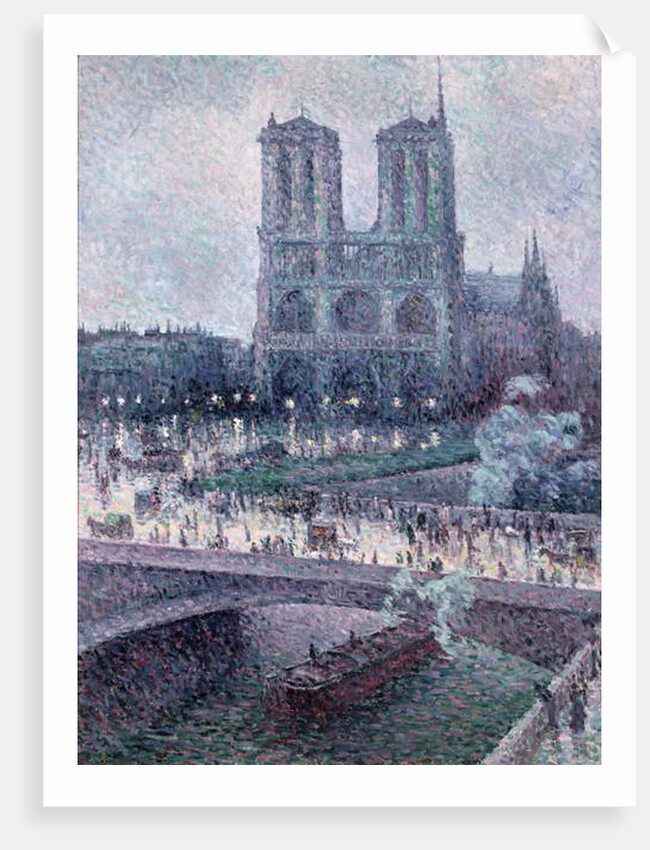 Notre Dame, c.1900 by Maximilien Luce