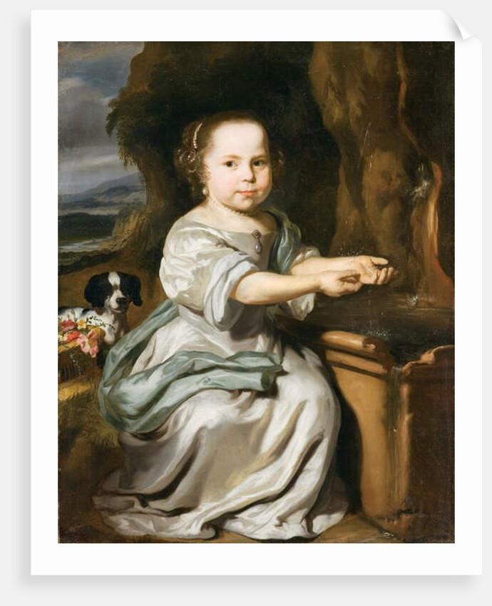 Portrait of a Girl, c.1664 by Nicolaes Maes