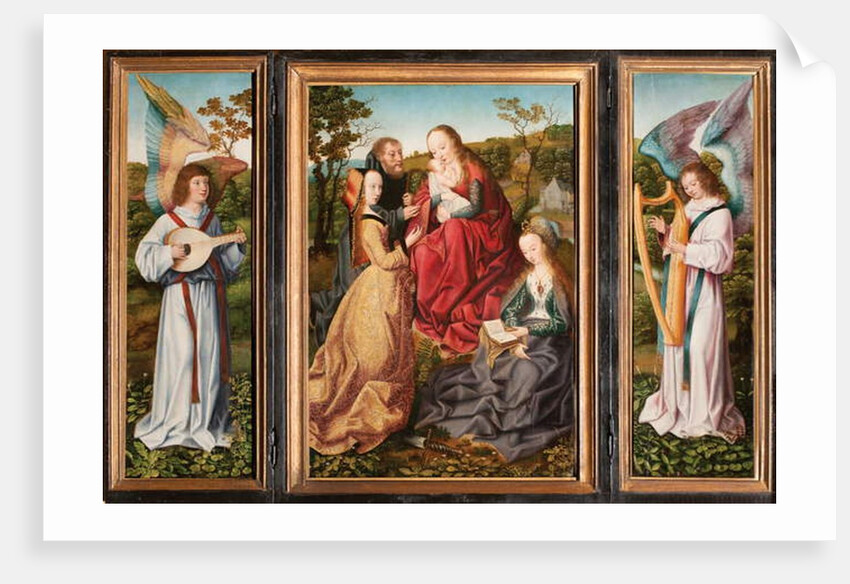 Mystic Marriage of Saint Catherine with Saints and Angels, c.1500-10 by Master of Frankfurt