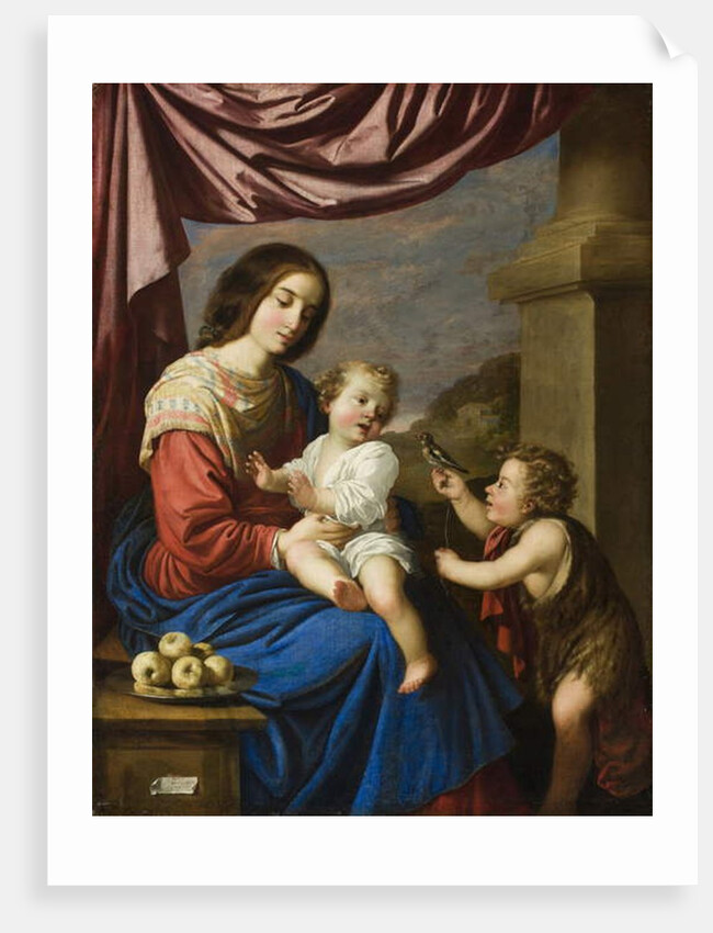 Madonna and Child with the Infant Saint John, 1658 by Francisco de Zurbaran