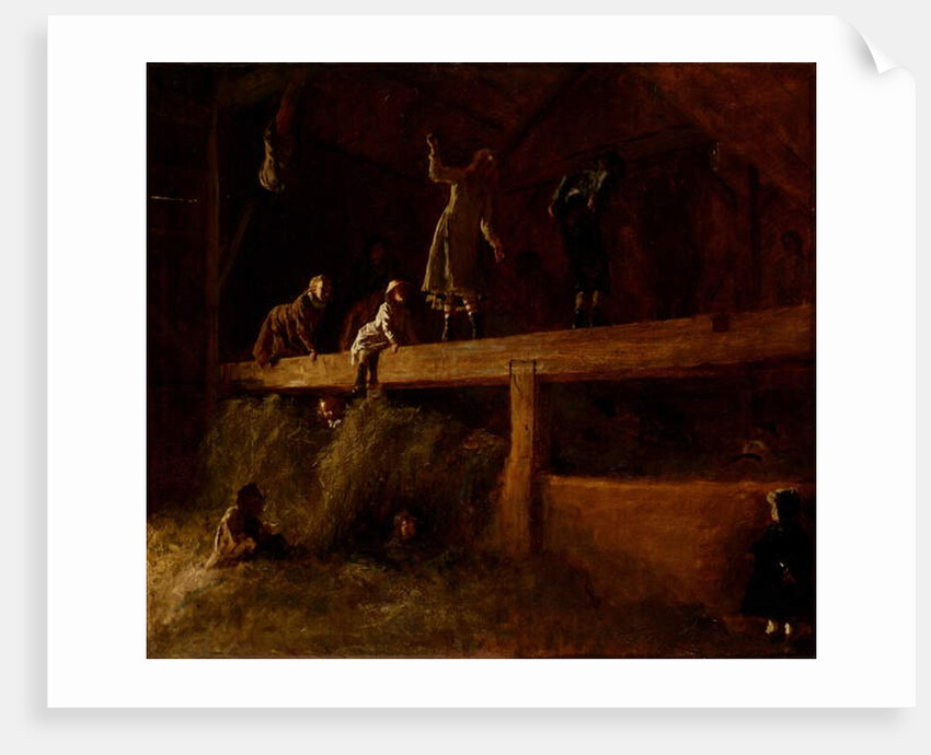 In the Hayloft, c.1878 by Eastman Johnson