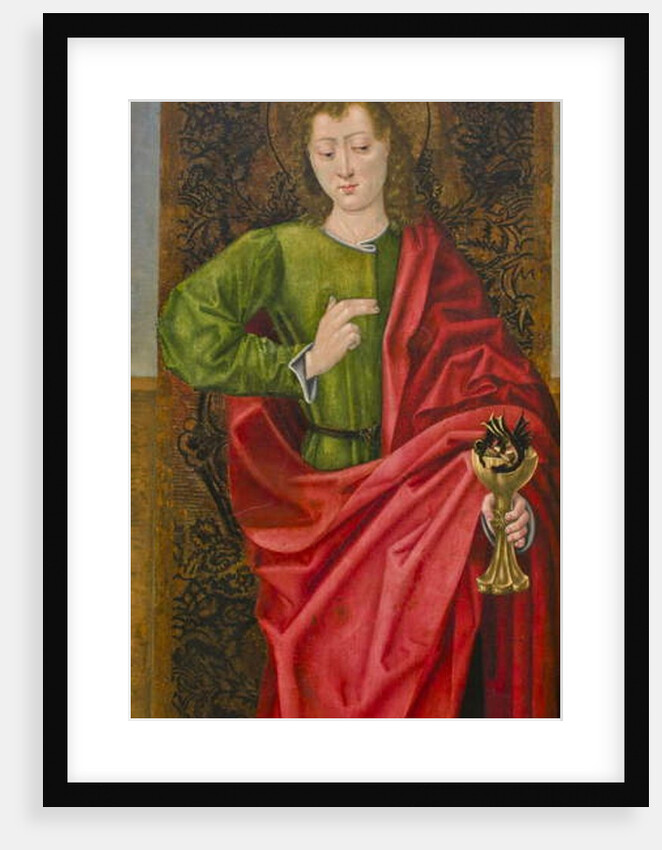 Saint John the Evangelist and the Poisoned Cup, c.1475 by Master of Saint Nicholas