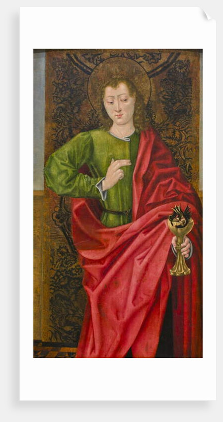 Saint John the Evangelist and the Poisoned Cup, c.1475 by Master of Saint Nicholas