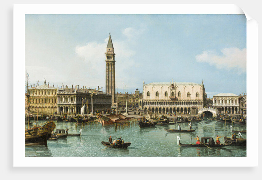 The Molo from the Basin of San Marco, Venice, c.1747-1750 by Canaletto