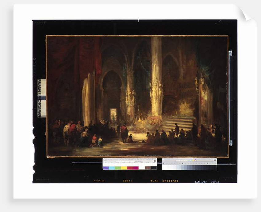 Procession in a Cathedral, c.1860 by Eugenio Lucas Velazquez