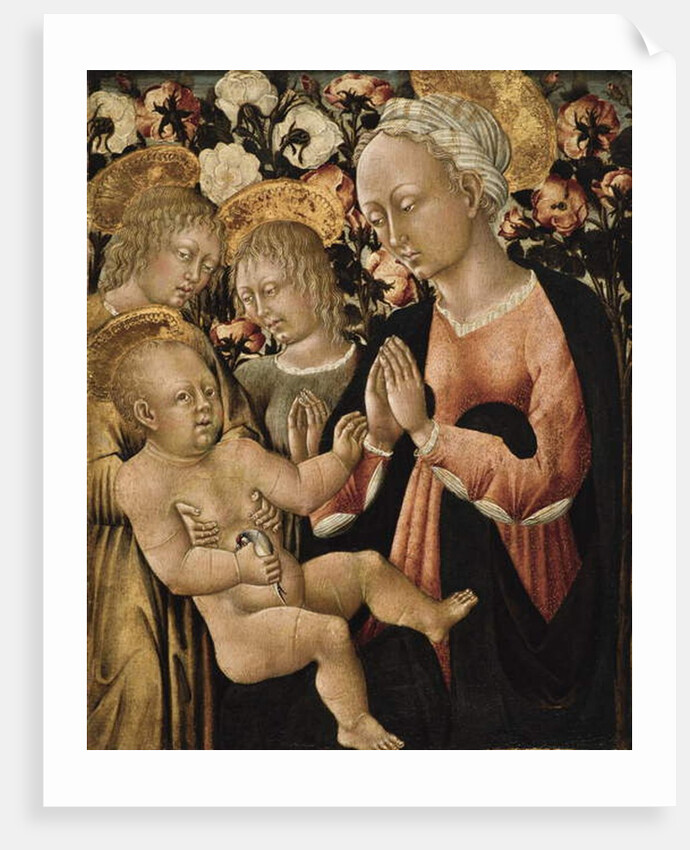 Madonna and Child with Angels, c.1475 by Giovanni di Paolo