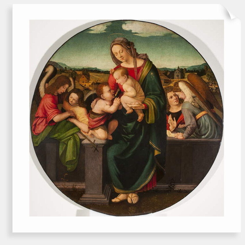 Madonna and Child with the Infant Saint John the Baptist and Angels, c.1515 by Giuliano Bugiardini