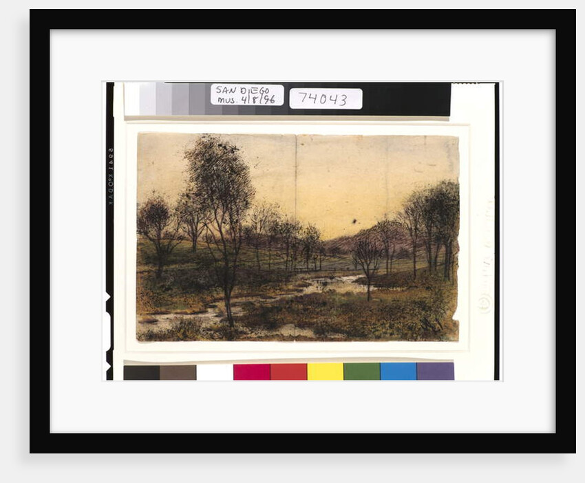 Trees, Hills and Stream, 1901-15 by Ralph Albert Blakelock