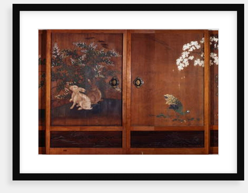 Paintings on Sliding Wooden Doors, c.1700 by Kano Tsunenobu