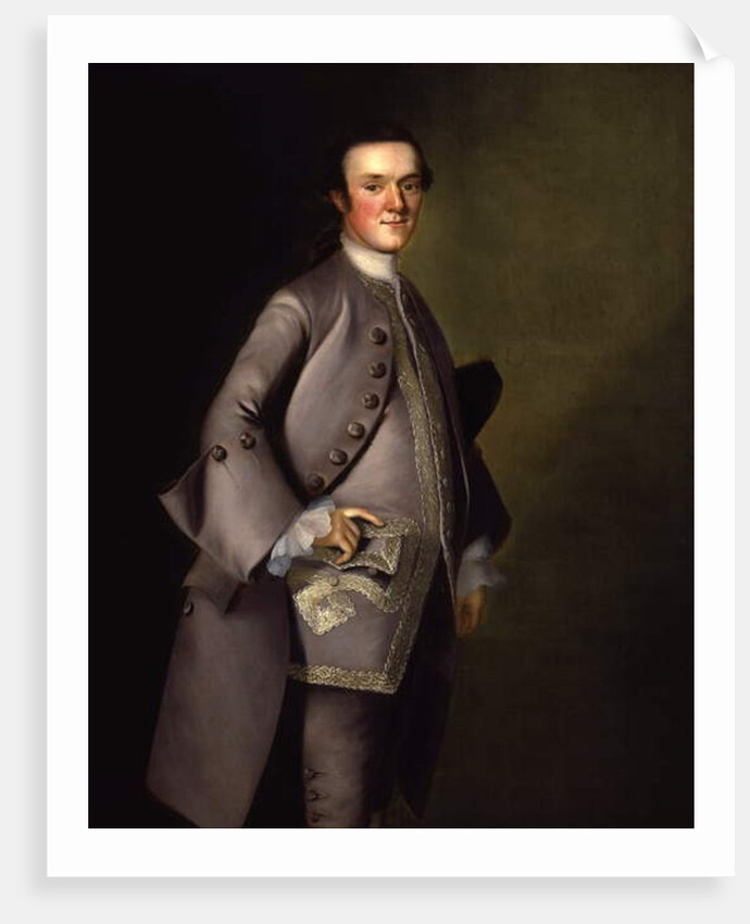 Portrait of Thomas Wentworth, 1761 by Joseph Jonathan Blackburn