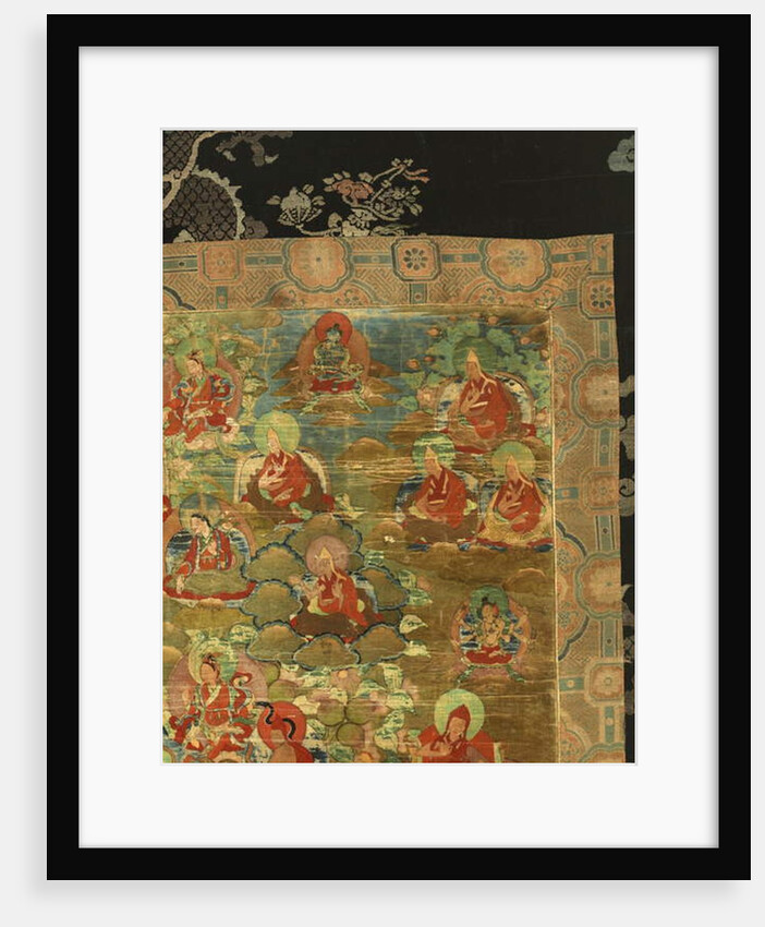 Detail of Third Panchen Lama Losan Penden Yeshe by School Tibetan