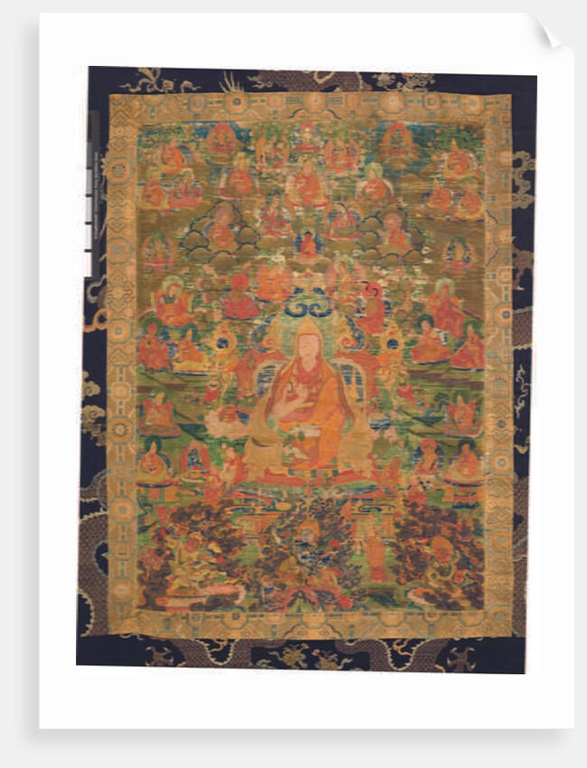 Third Panchen Lama Losan Penden Yeshe by School Tibetan