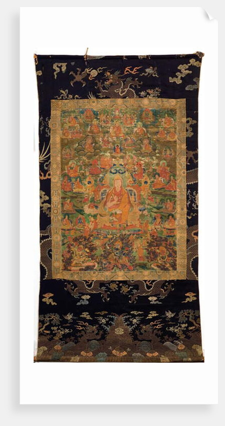 Third Panchen Lama Losan Penden Yeshe by School Tibetan