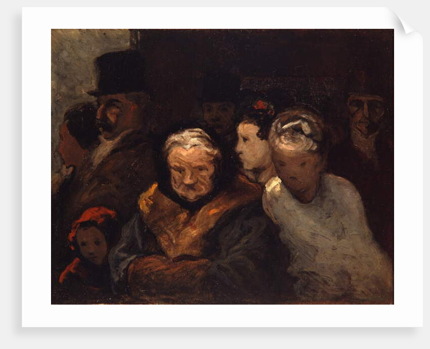 Leaving the Theater, c.1865 by Honore Daumier