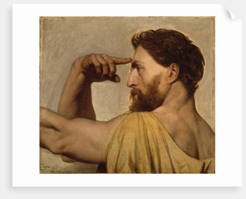 Study for Phidias in the 'Apotheosis of Homer', 1827 by Jean Auguste Dominique Ingres