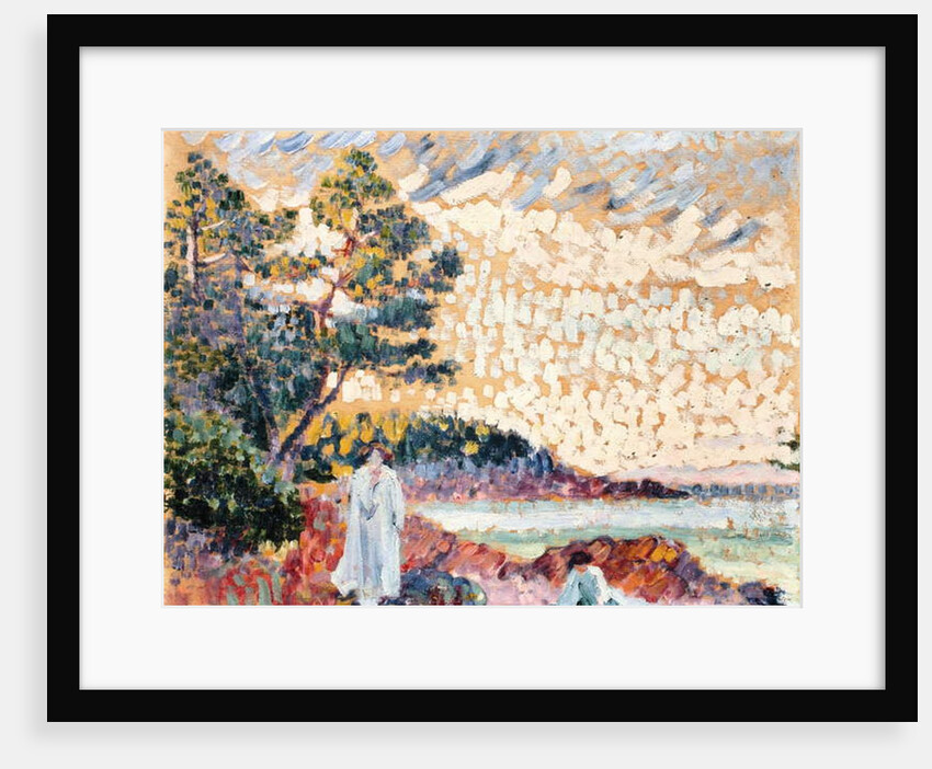 Two Women in a Seascape, c.1900 by Henri-Edmond Cross