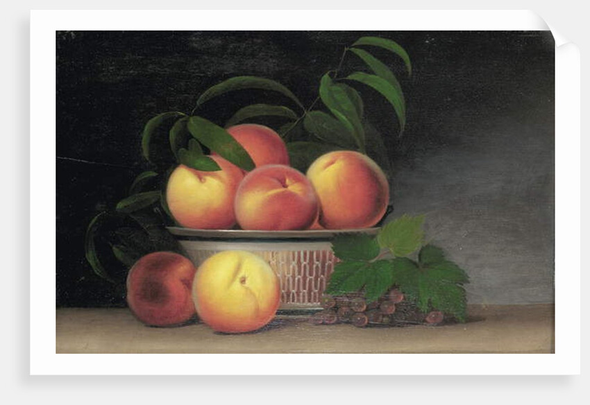 Still-life with Peaches, c.1816 by Raphaelle Peale