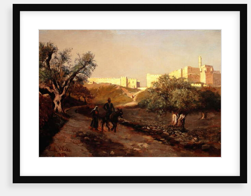 The Walls of Jerusalem, 1874 by Edwin Lord Weeks
