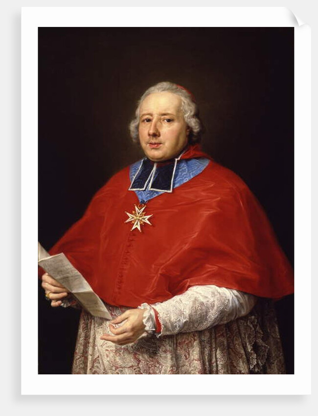 Etienne-René, Cardinal Potier de Gesvres, 1758 by Pompeo Girolamo Batoni